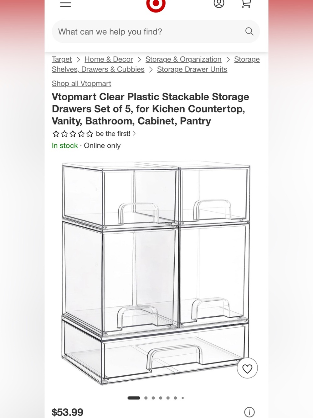 Stackable Storage Organizer